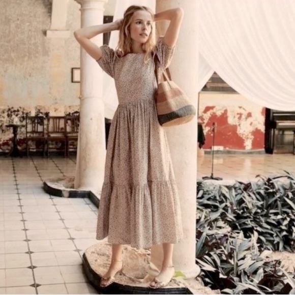 Doen Dune Dress In Sienna Champignon - Picture 2 of 7